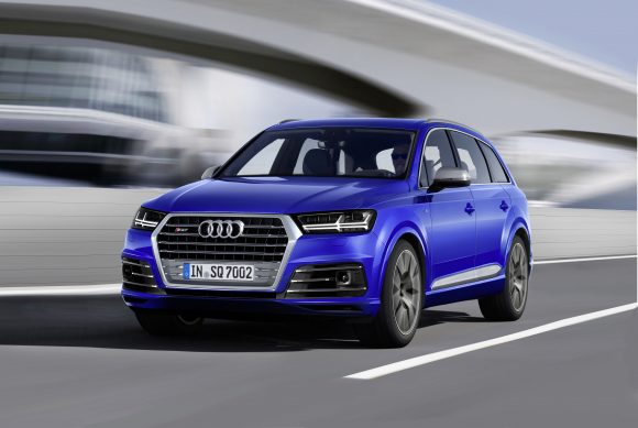 Audi SQ7 on the road