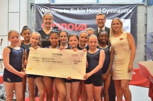 Inchcape Toyota Nottingham gives £1,550 towards gymnastics club  refurbishment – Car Dealer Magazine