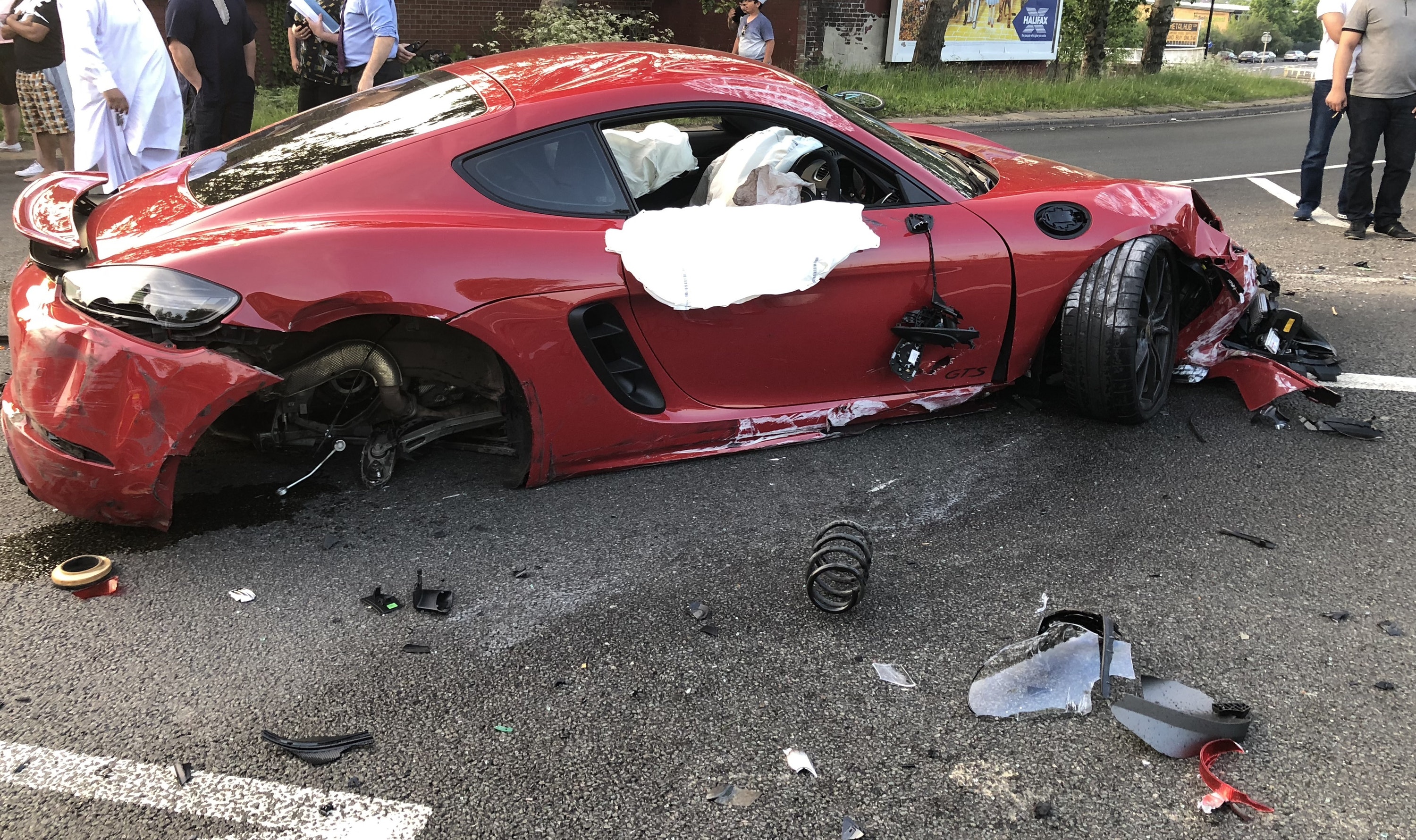 Supercar blondie crash
