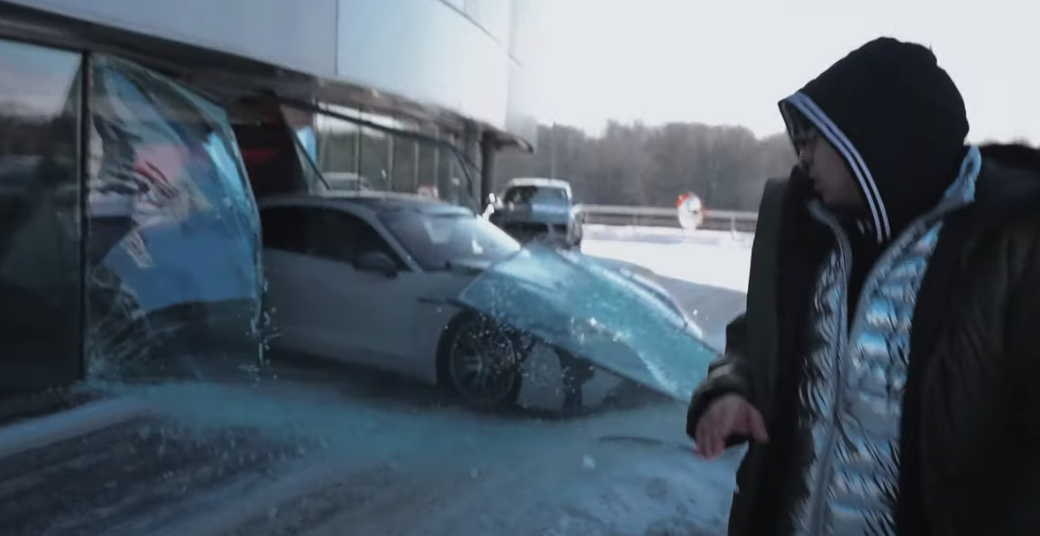 Porsche Taycan Crashes Through Car Dealership Window In Apparent Youtube Stunt – Car Dealer Magazine