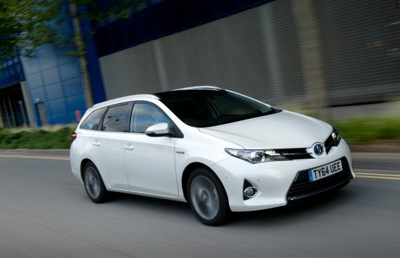 Toyota Auris on the road