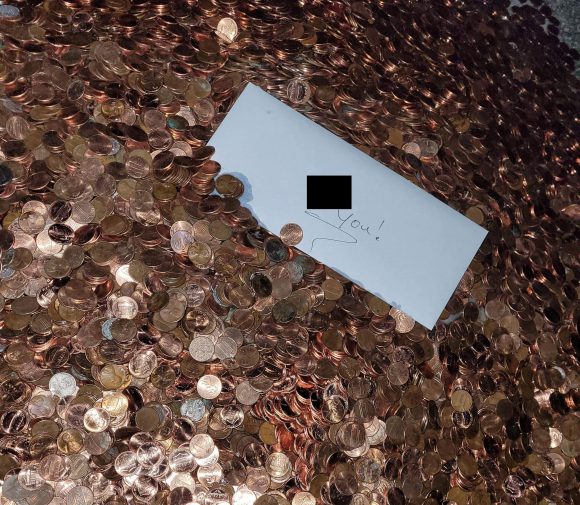 Pennies and the goodbye note