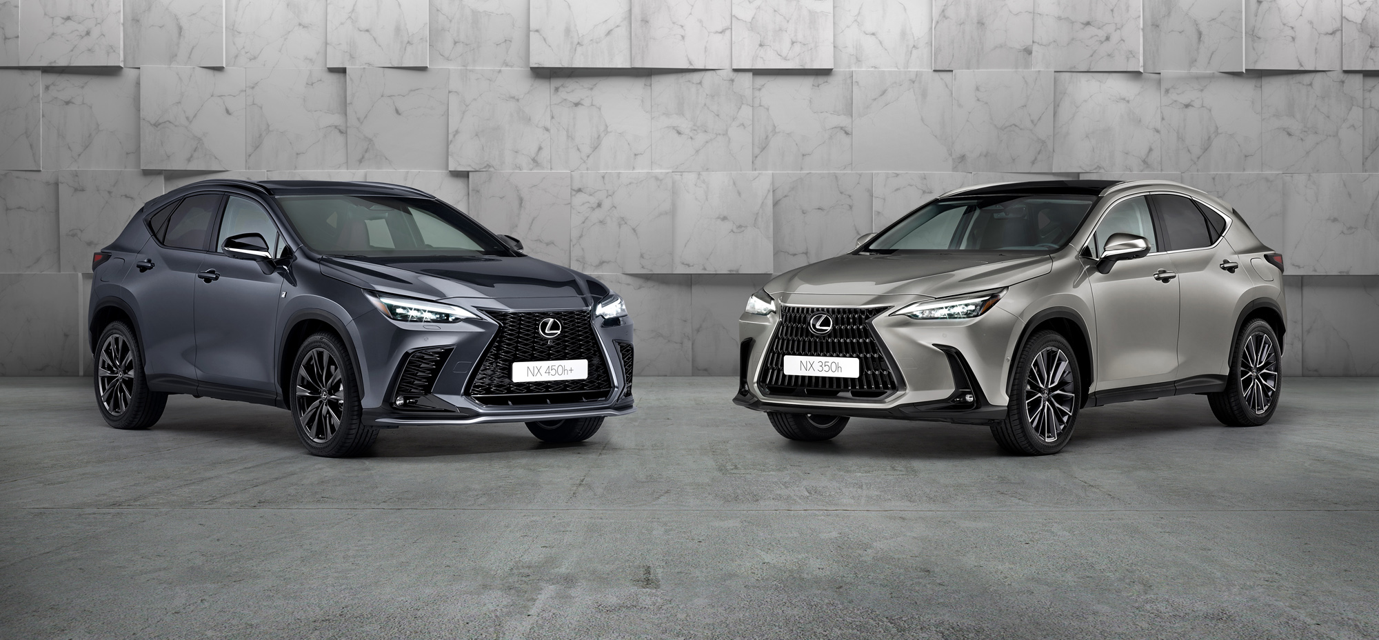 Lexus NX 450h+ and NX 350h