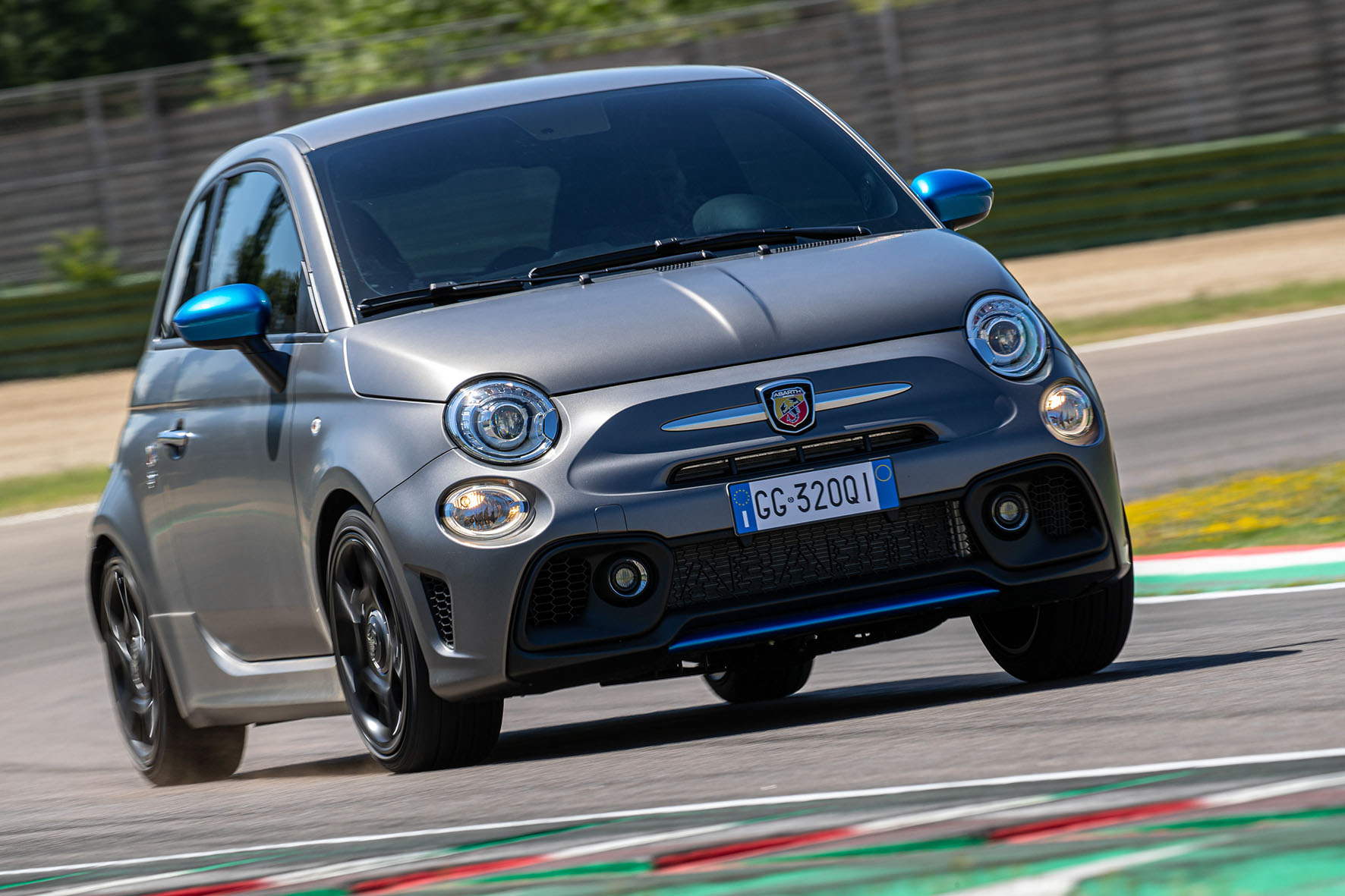 The Abarth F595 packs racing-inspired features