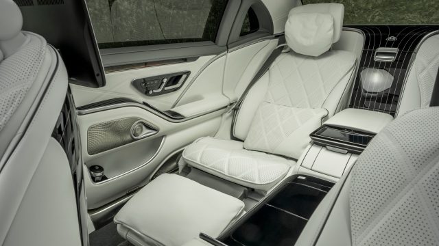 Interior shot of Mercedes-Maybach S-Class