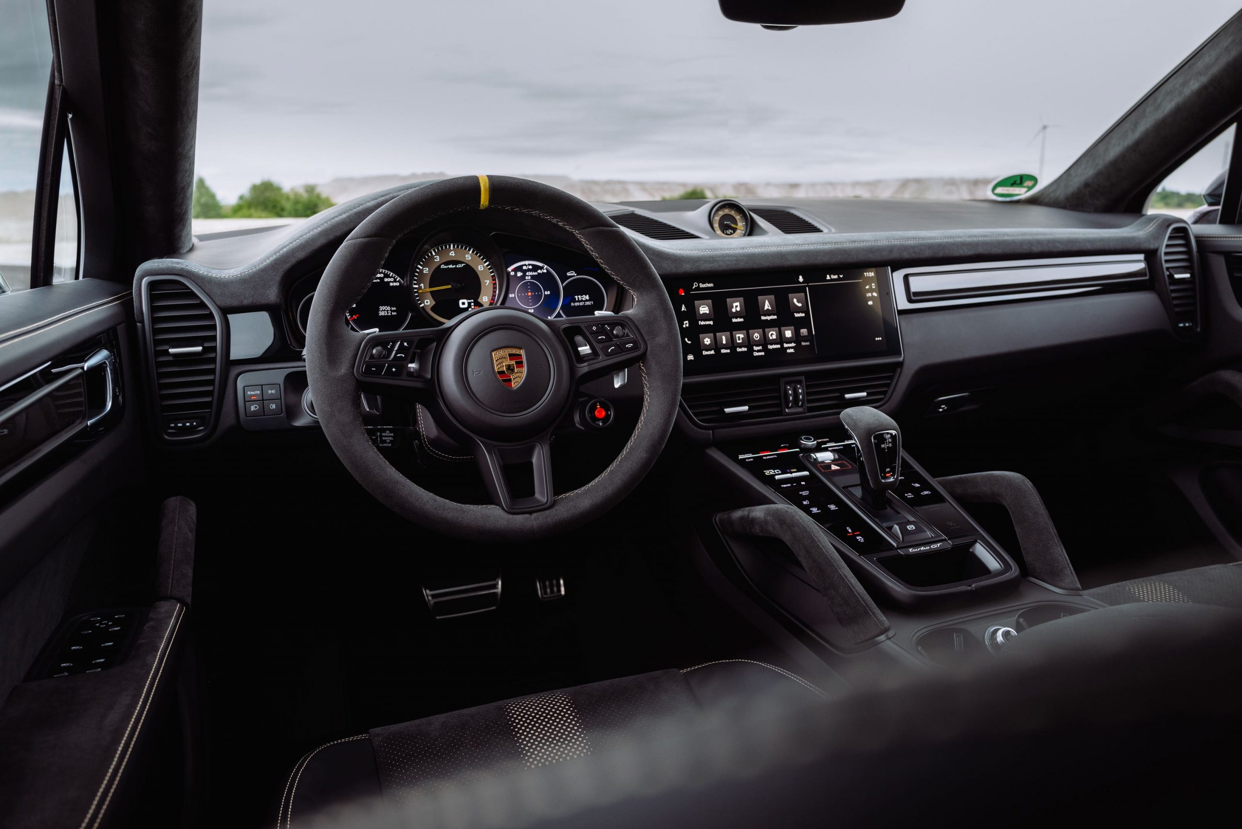 Interior of Porsche Cayenne Turbo GT 