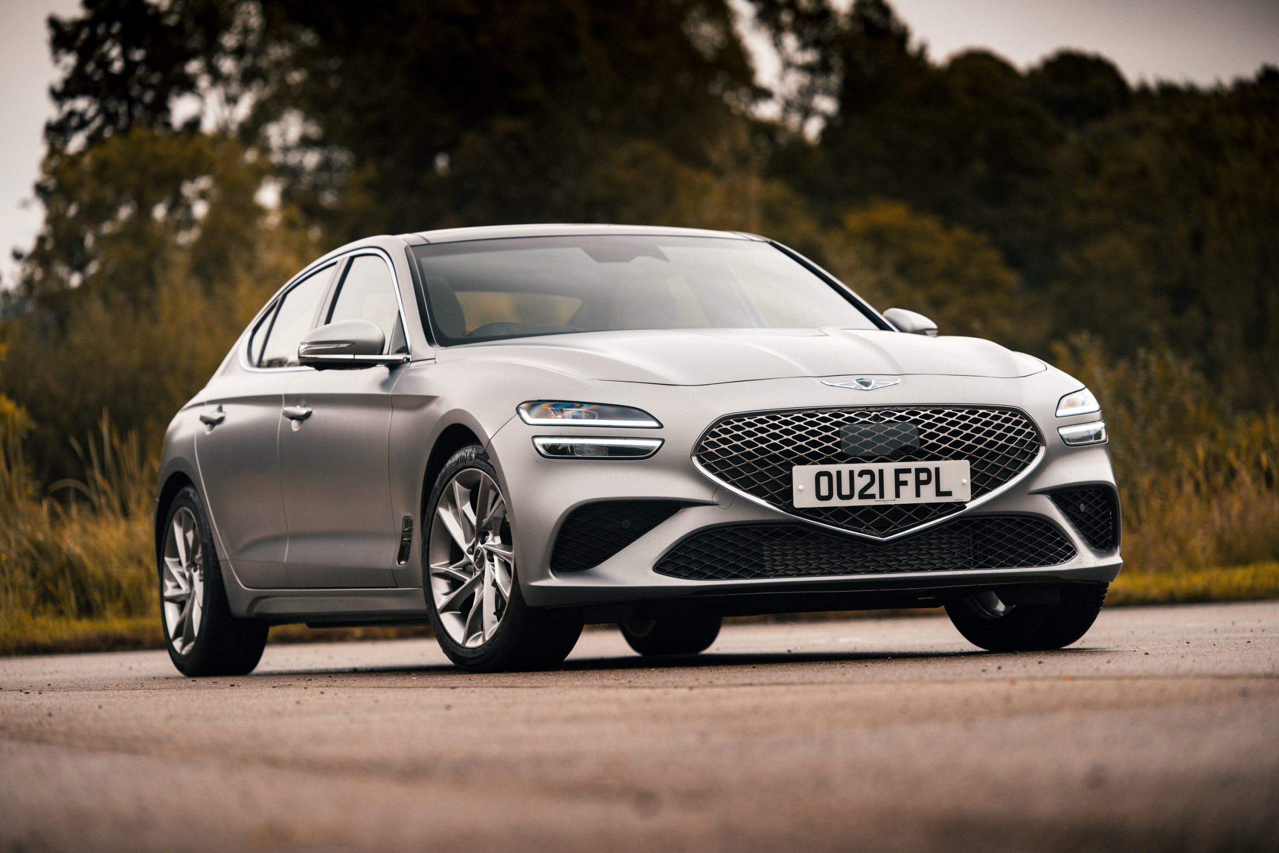 Genesis G70 parked