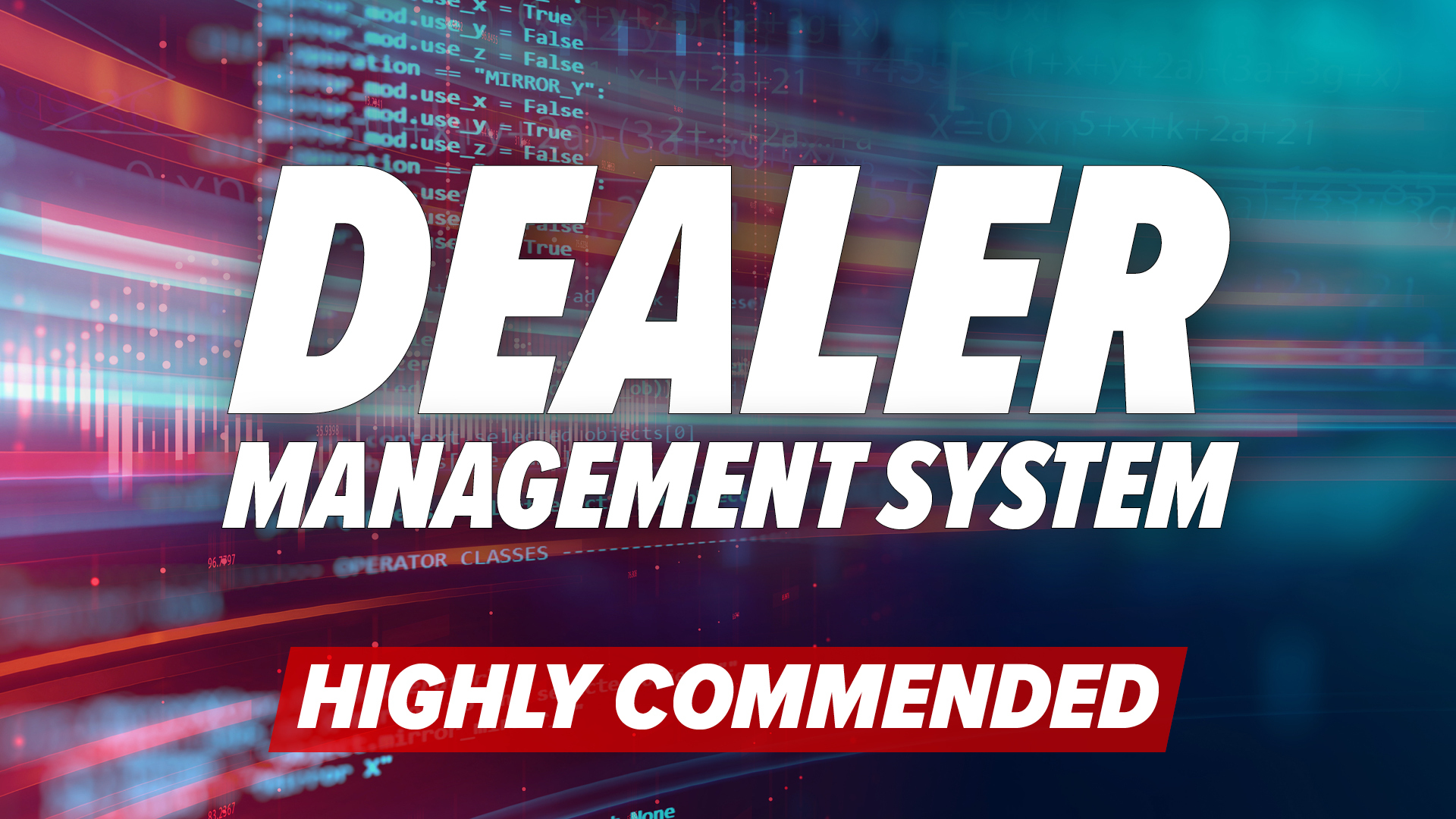 Highly Commended Dealer Management System of the Year – Car Dealer ...