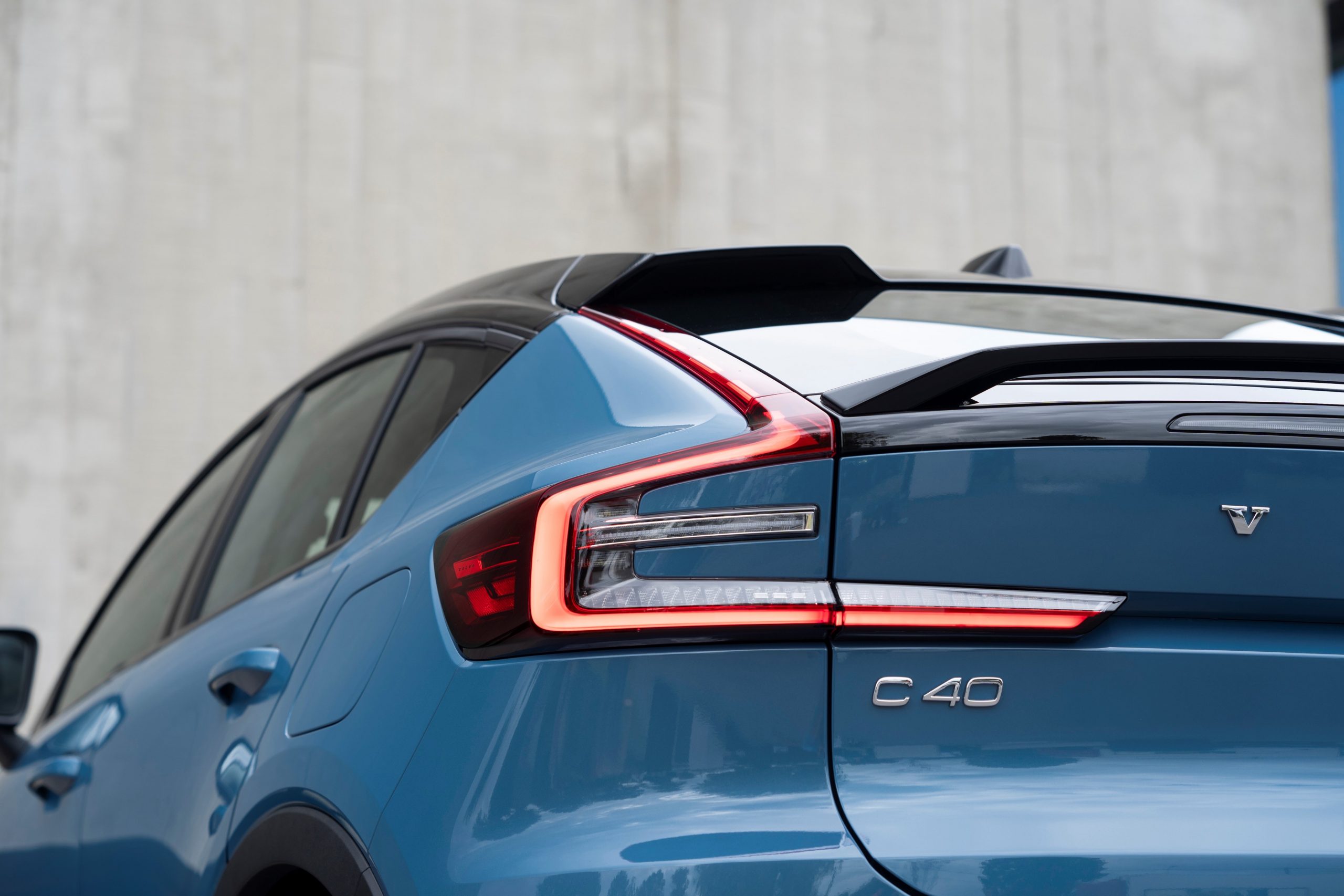 Back of Volvo C40 Recharge