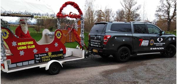 Hereford SsangYong helps Father Christmas on his way to bring festive cheer  to youngsters – Car Dealer Magazine