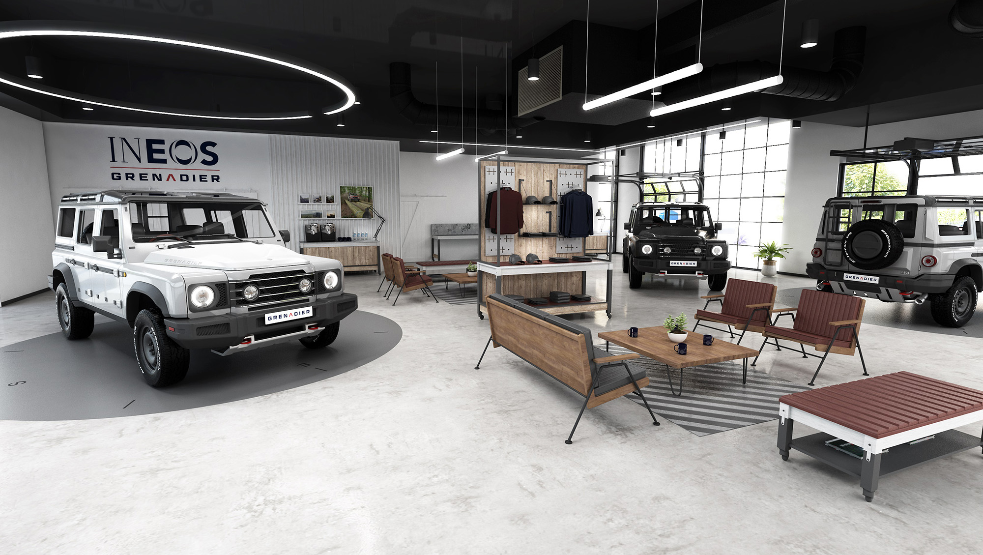 INEOS Grenadier retail concept