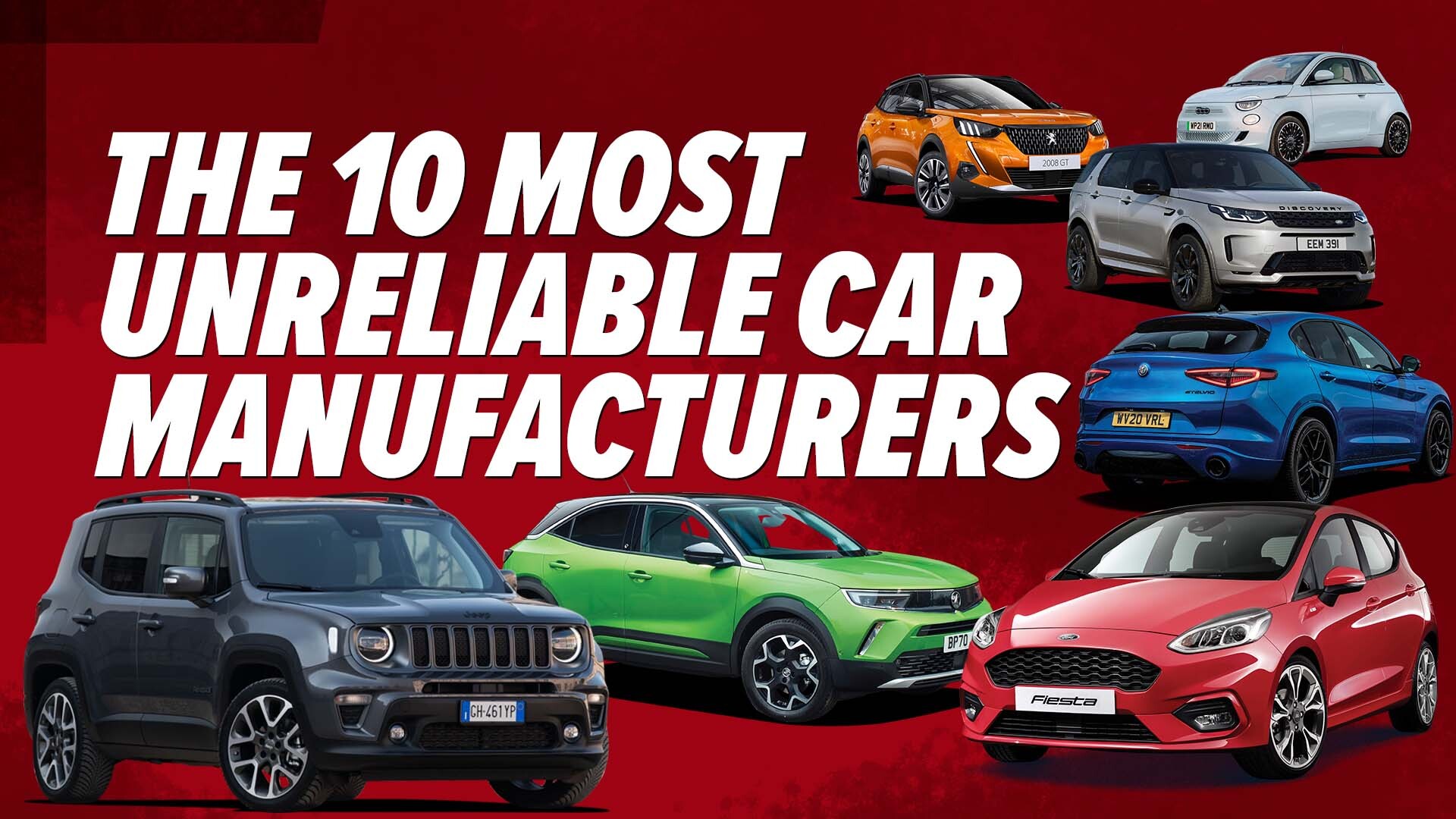 10 Most Unreliable Car Manufacturers 