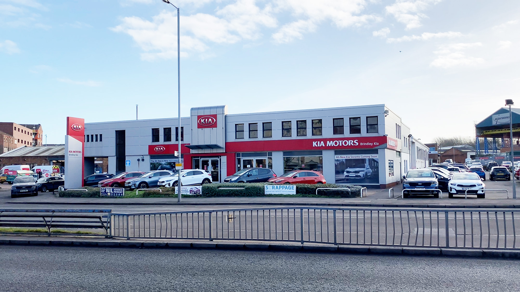 Current Brindley Kia Wolverhampton showroom