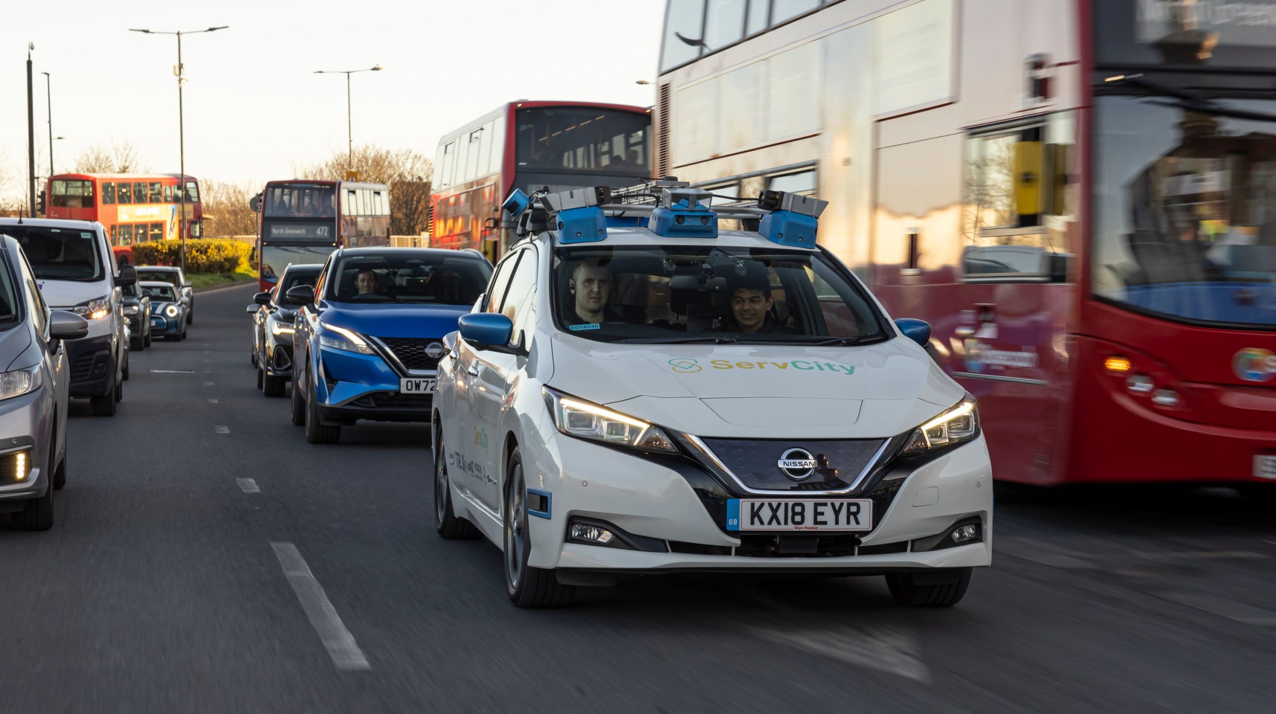 Nissan autonomous vehicle