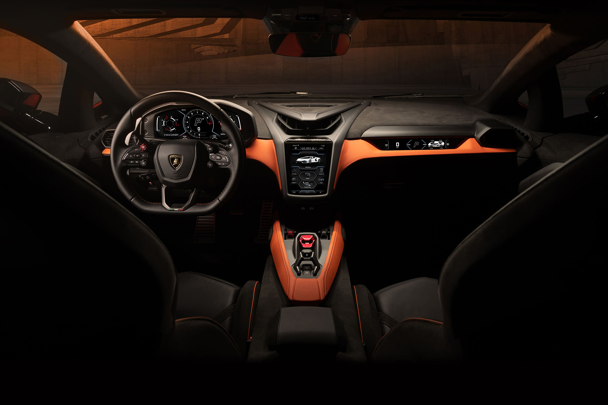 Lamborghini Revuelto interior, via PA