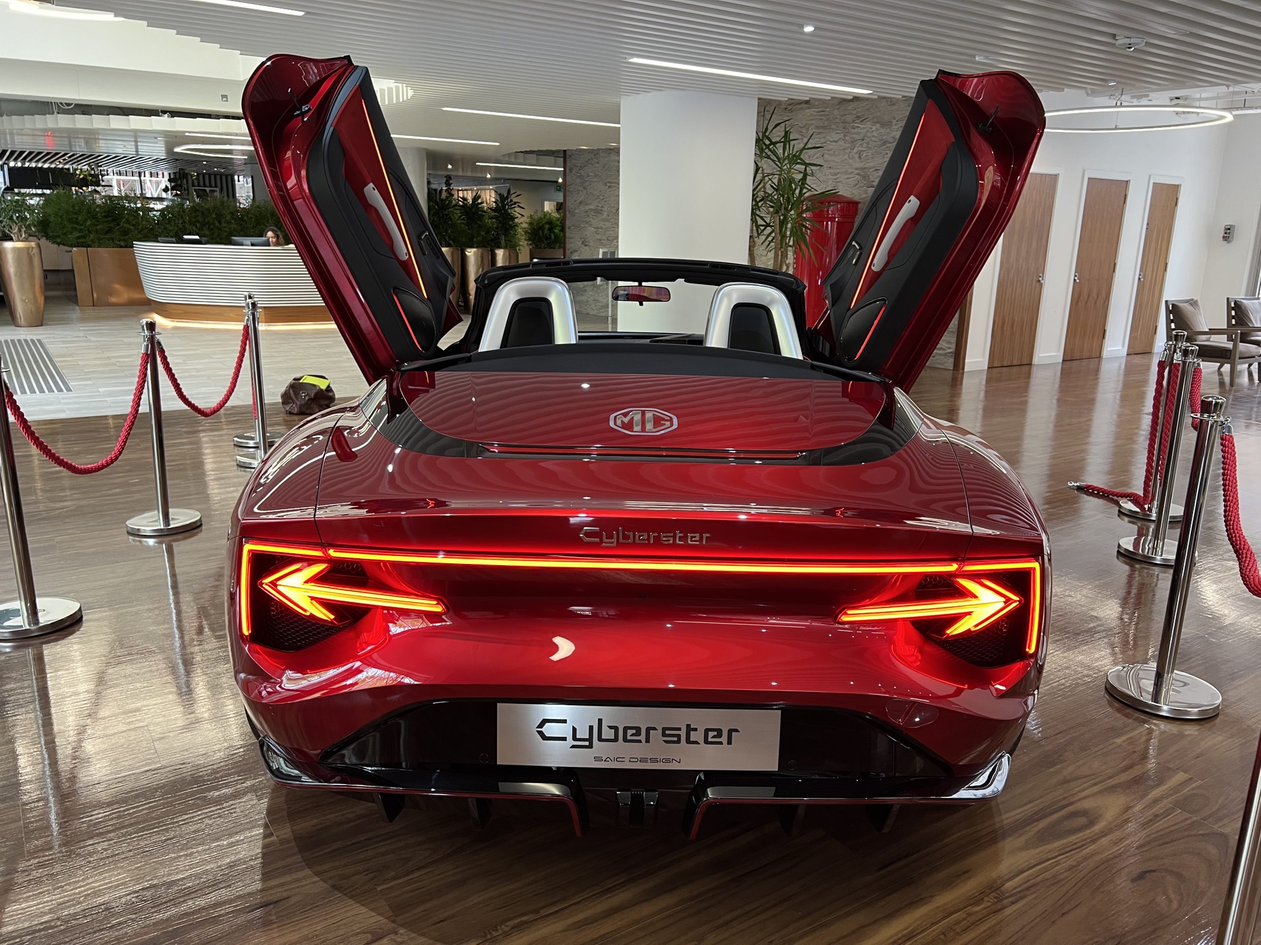 MG Cyberster rear