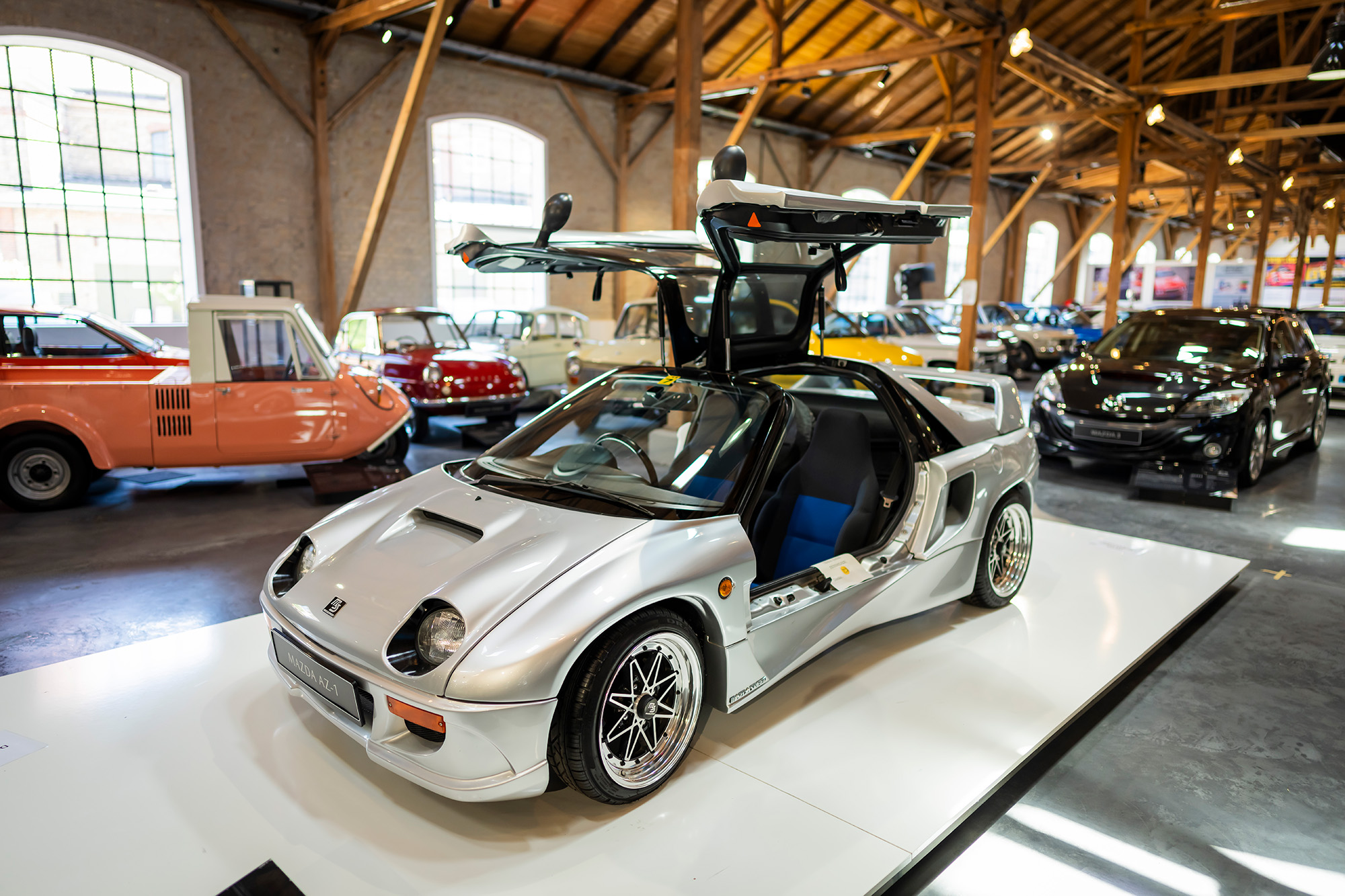 Autozam AZ-1 at the Mazda museum. Pic by Dave Smith